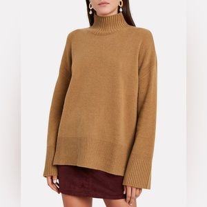 High low cashmere sweater